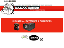 Tablet Screenshot of bulldog-battery.com